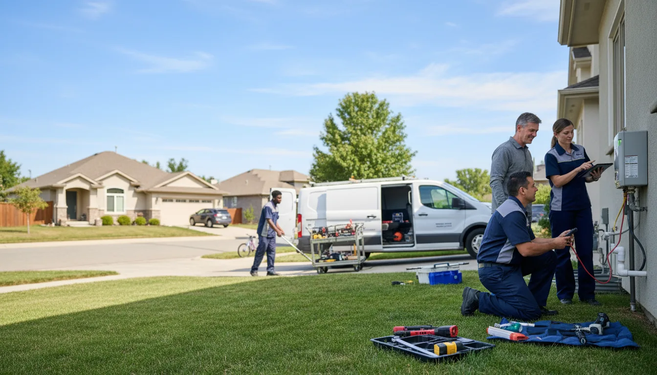 Tankless water heater service in Barnum, IA